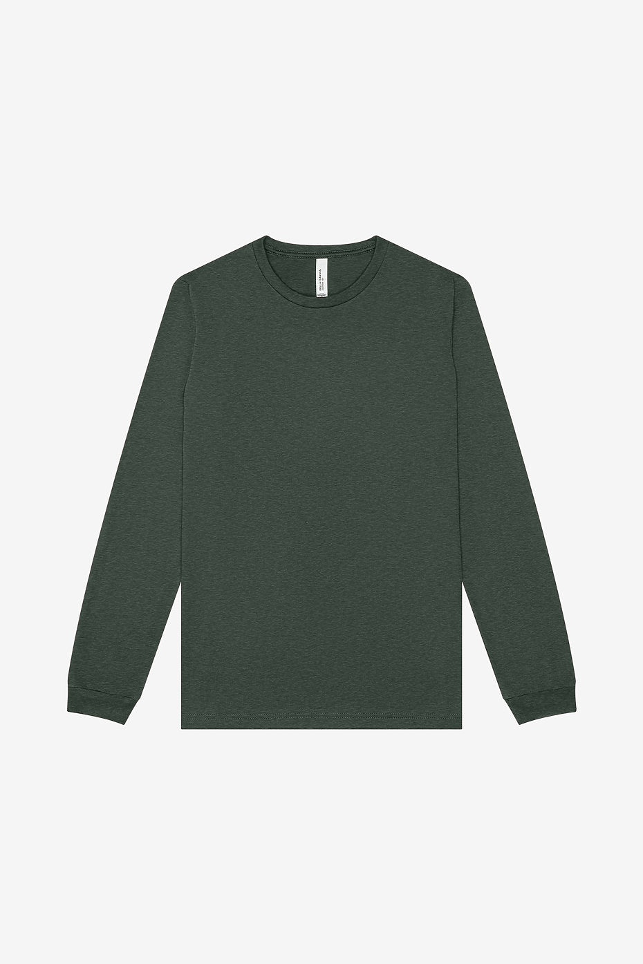 Bella Canvas 3501 (Green Heathers) - Long Sleeve Shirt