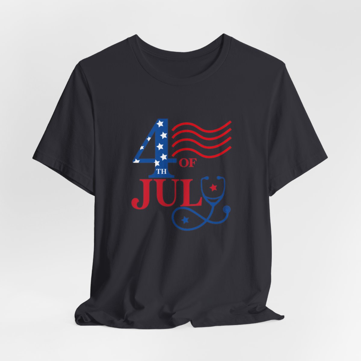 4th of July Medical Short Sleeve Tee