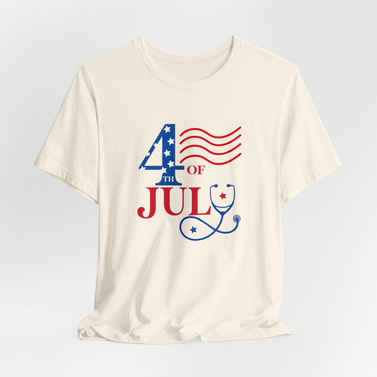4th of July Medical Short Sleeve Tee
