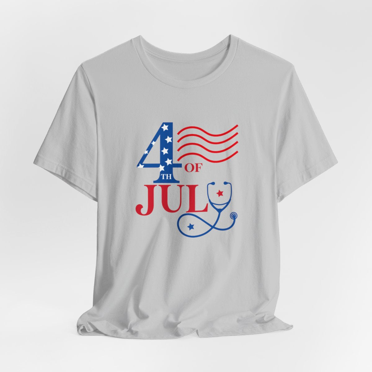 4th of July Medical Short Sleeve Tee