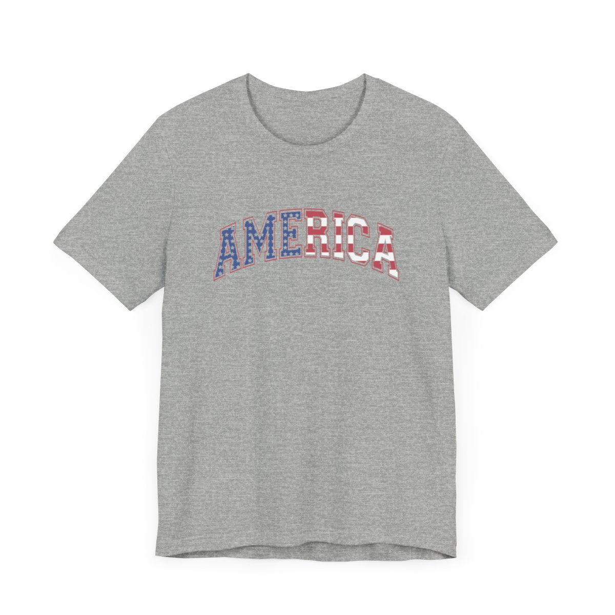 America Varsity Flag Short Sleeve Tee
