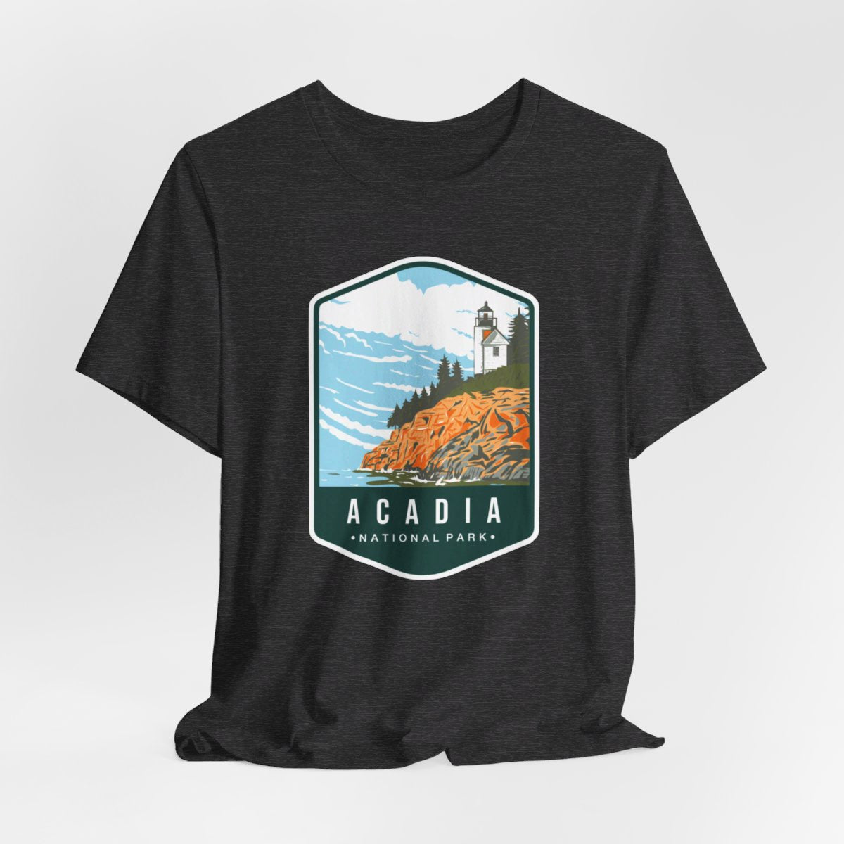 Acadia National Park Color Badge 01 Short Sleeve Tee