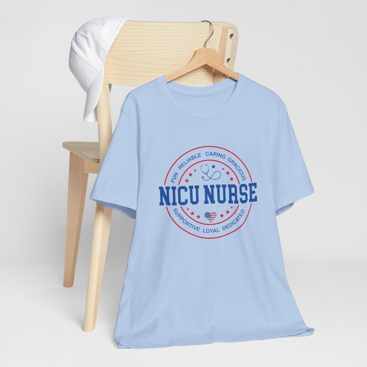 American NICU Nurse Short Sleeve Tee