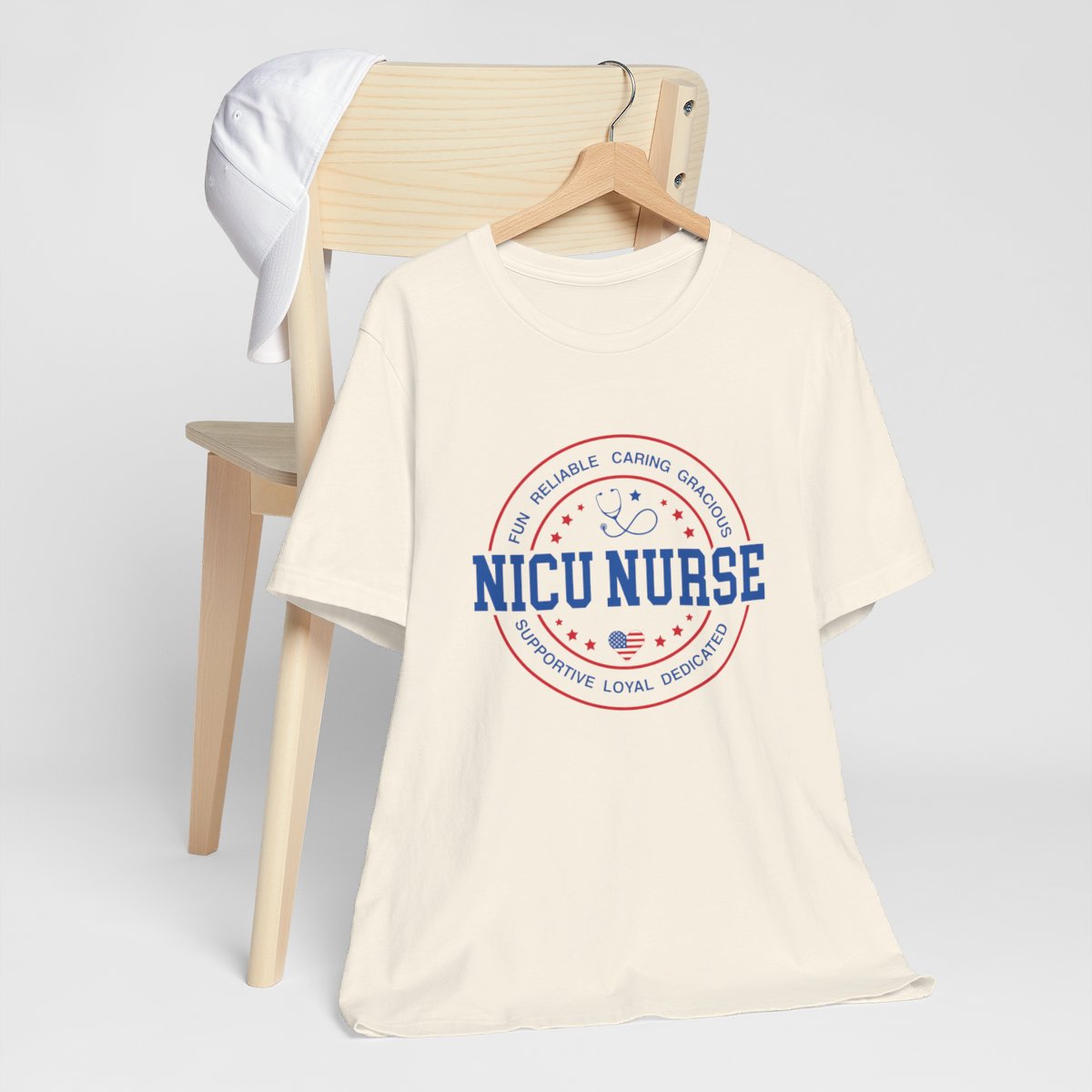 American NICU Nurse Short Sleeve Tee