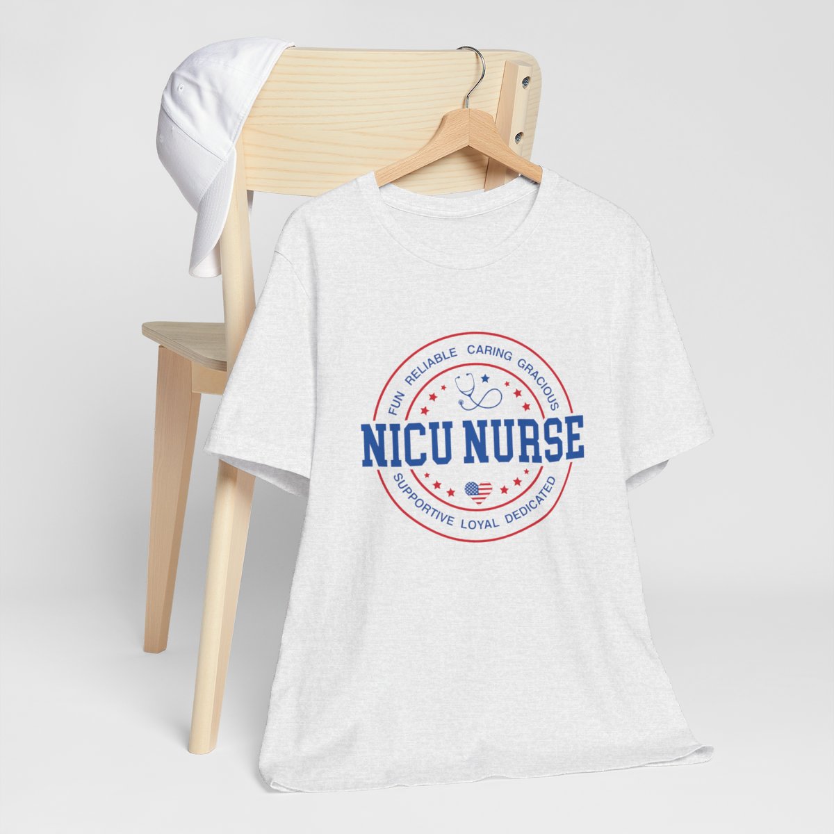 American NICU Nurse Short Sleeve Tee