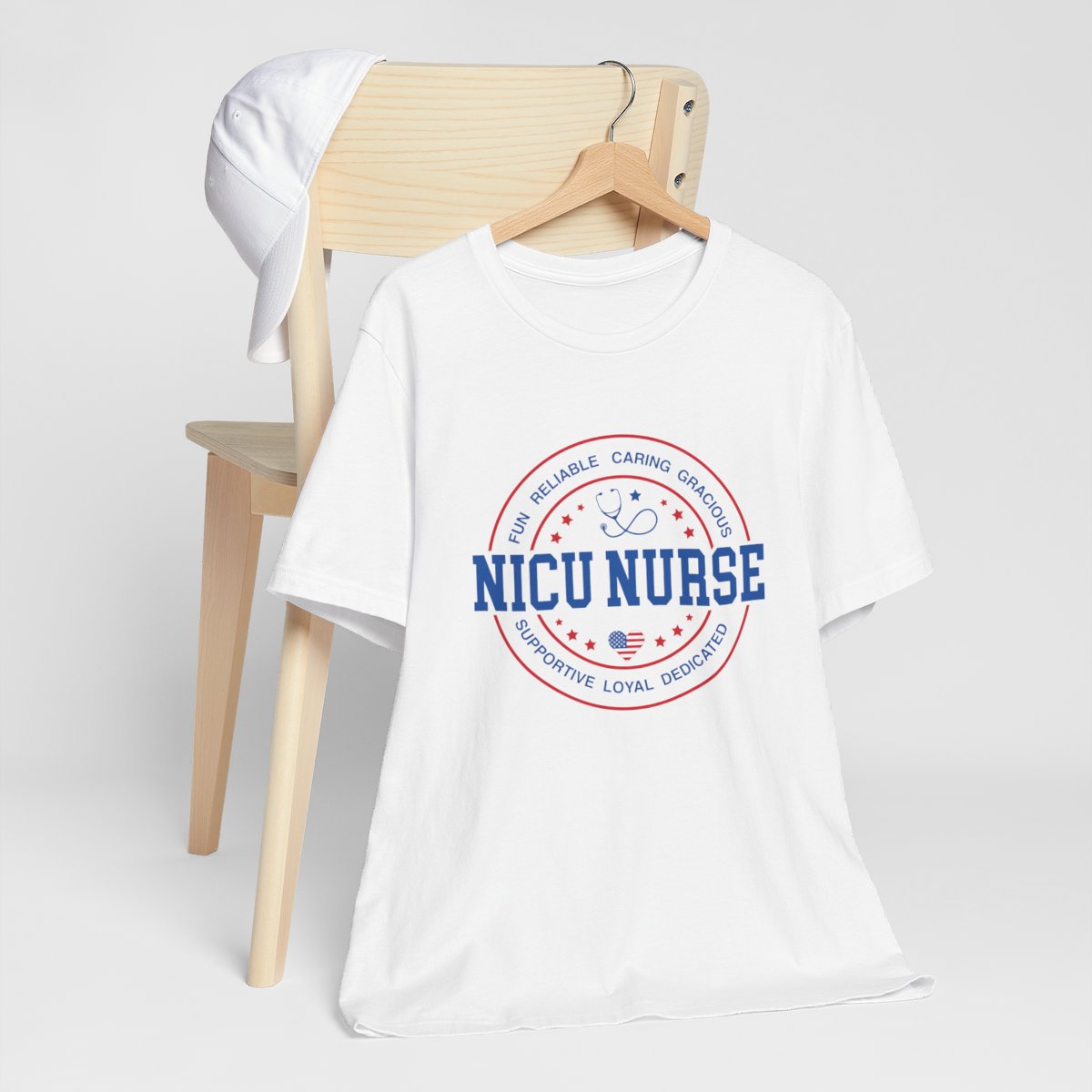 American NICU Nurse Short Sleeve Tee