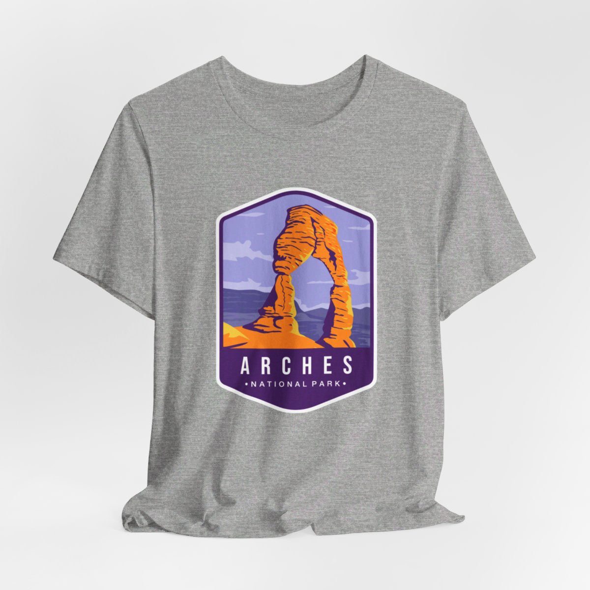 Arches National Park Color Badge 01 Short Sleeve Tee