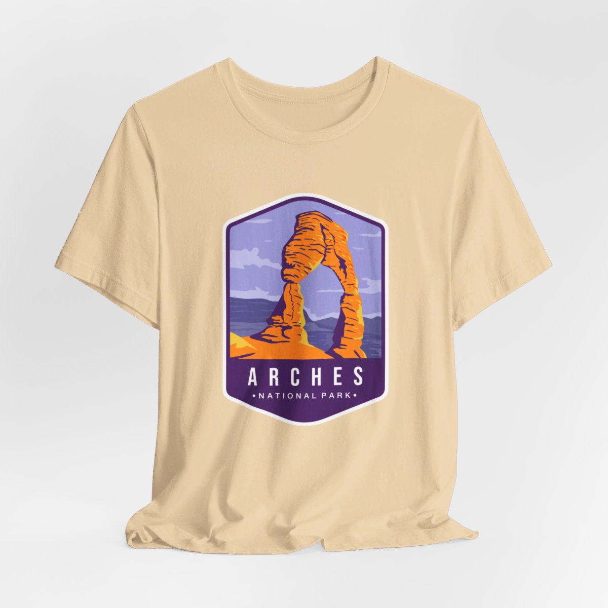 Arches National Park Color Badge 01 Short Sleeve Tee