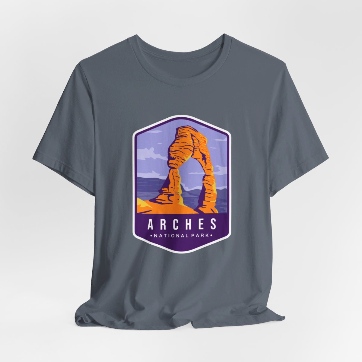 Arches National Park Color Badge 01 Short Sleeve Tee