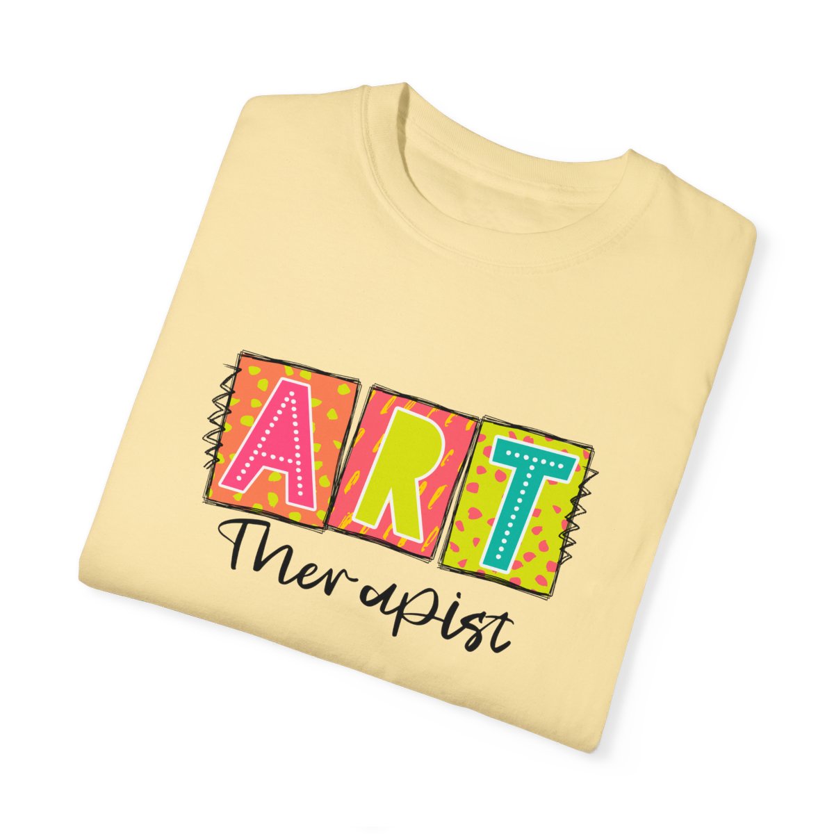 Art Therapist Neon Blocks Short Sleeve Tee
