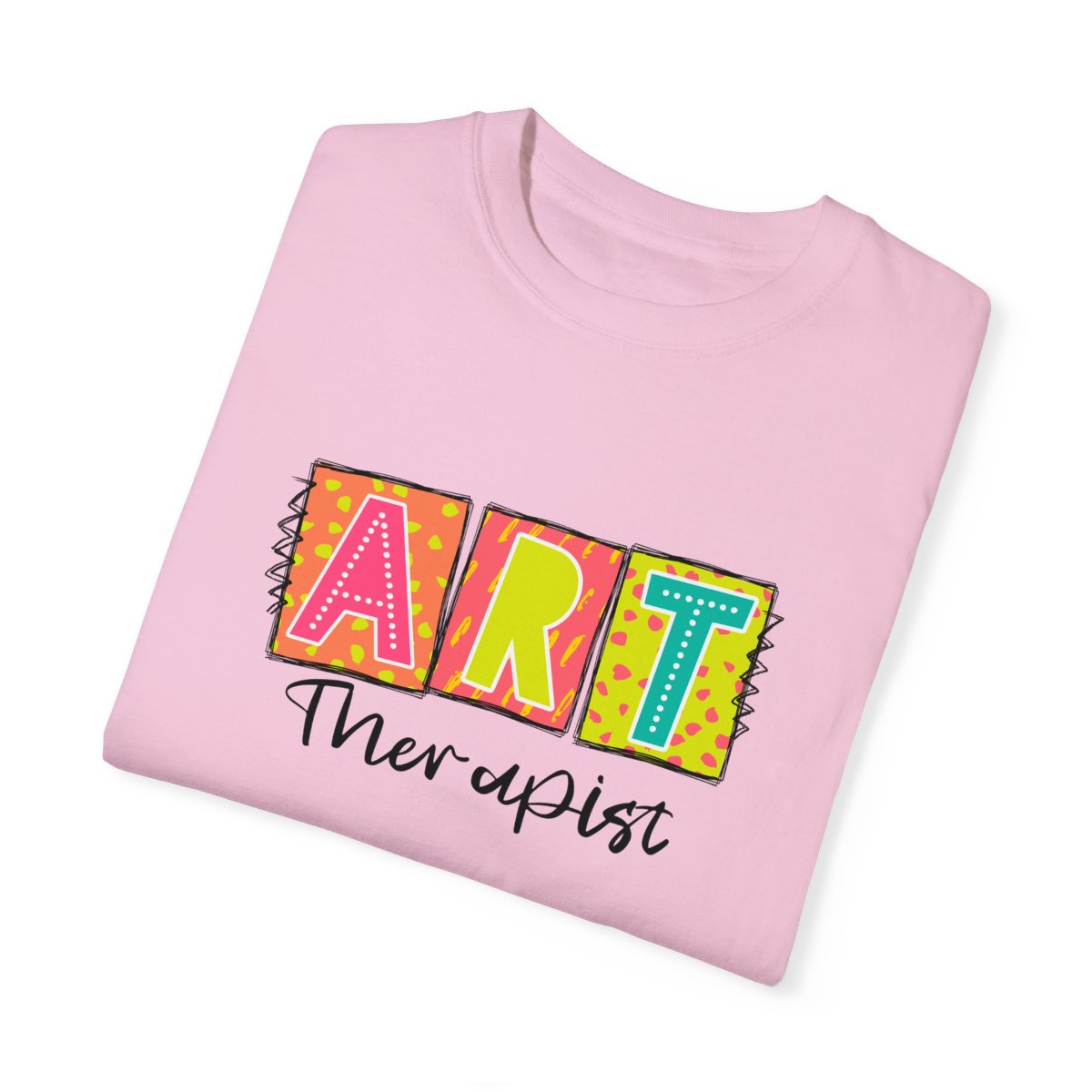 Art Therapist Neon Blocks Short Sleeve Tee