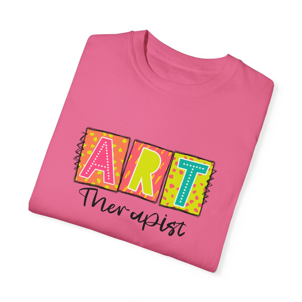 Art Therapist Neon Blocks Short Sleeve Tee