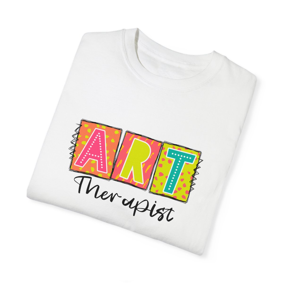 Art Therapist Neon Blocks Short Sleeve Tee