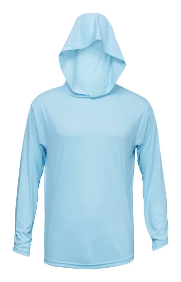 BAW XT1006 (Blues) - Adult Xtreme-Tek Long Sleeve Hooded Shirt
