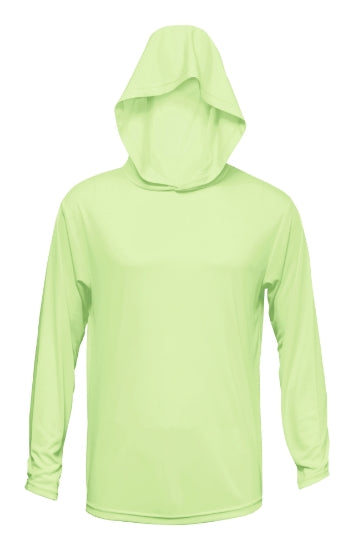 BAW XT1006 (Greens) - Adult Xtreme-Tek Long Sleeve Hooded Shirt