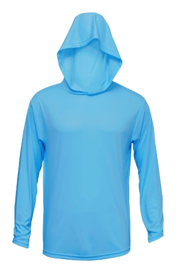 BAW XT1006 (Blues) - Adult Xtreme-Tek Long Sleeve Hooded Shirt
