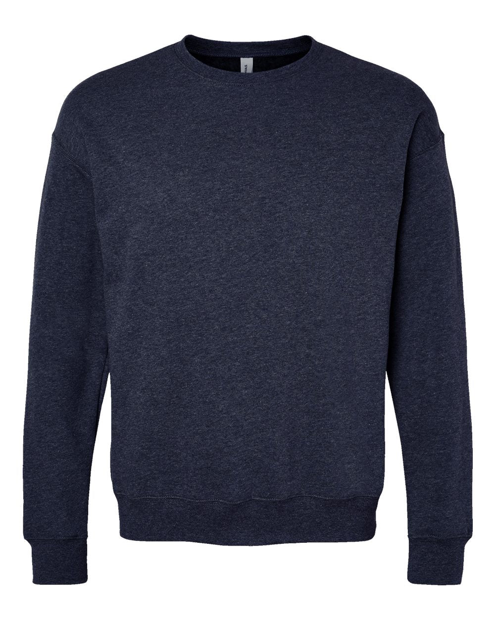 Bella Canvas 3945 (Navy) - Sponge Fleece Drop Shoulder Crewneck Sweatshirt