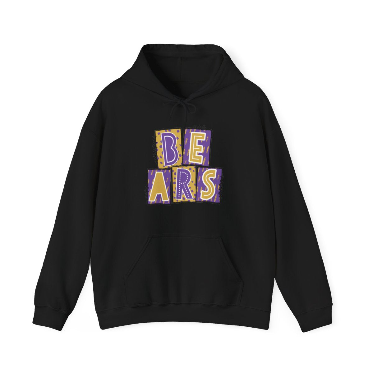 Bears Purple and Gold (Elementary) Hoodie