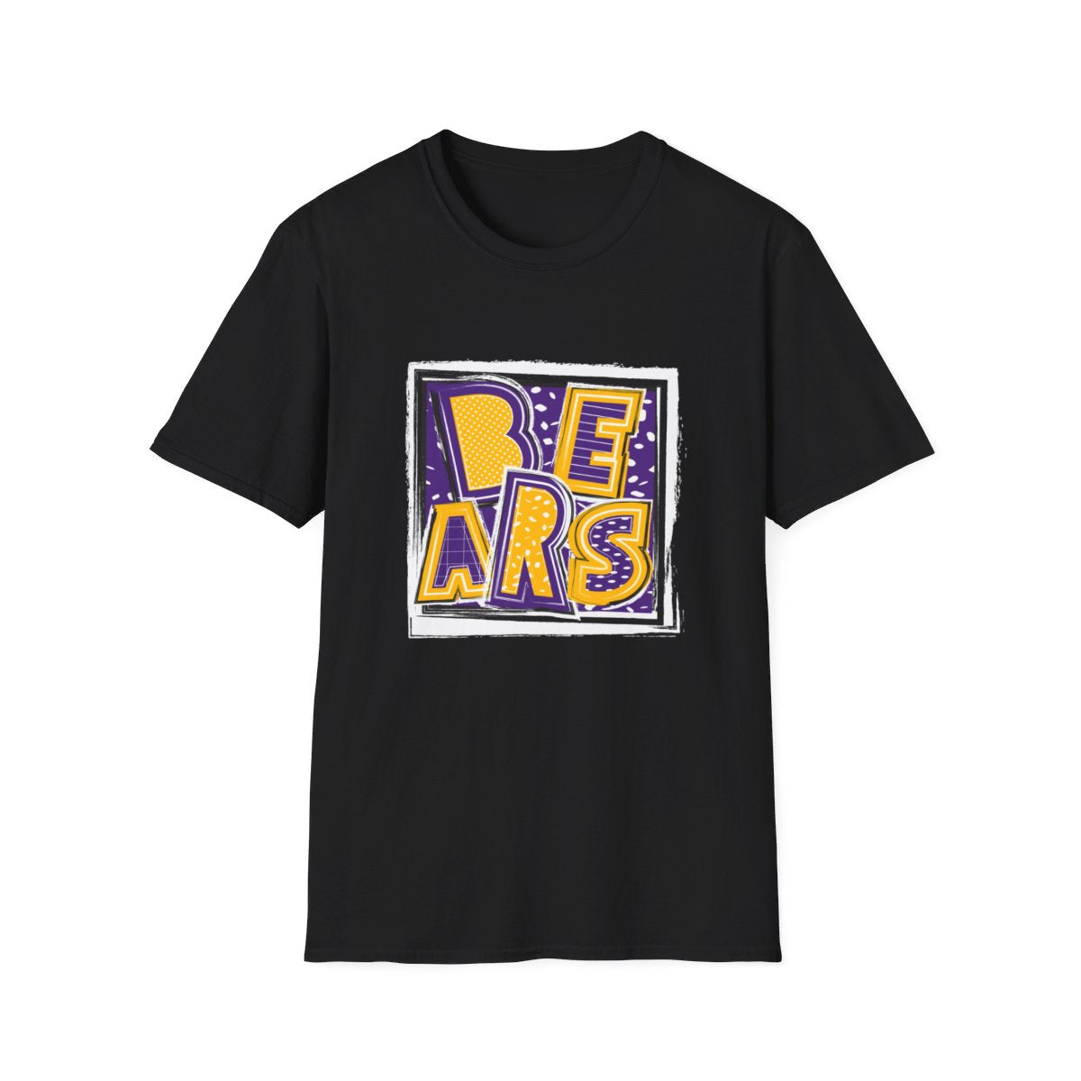 Bears Purple and Gold2 Short Sleeve Tee