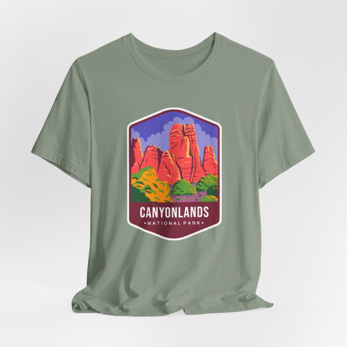 Canyonlands National Park Color Badge 01 Short Sleeve Tee