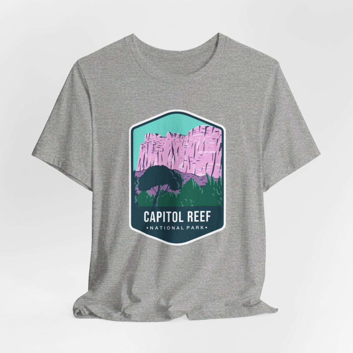 Capital Reef National Park Color Badge 01 Short Sleeve Tee