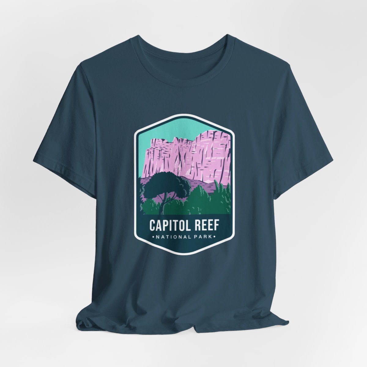 Capital Reef National Park Color Badge 01 Short Sleeve Tee