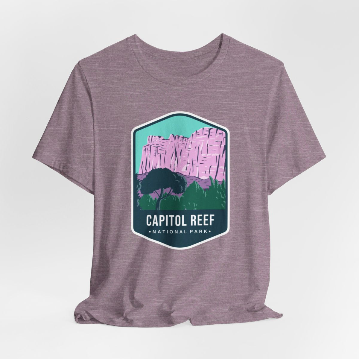 Capital Reef National Park Color Badge 01 Short Sleeve Tee
