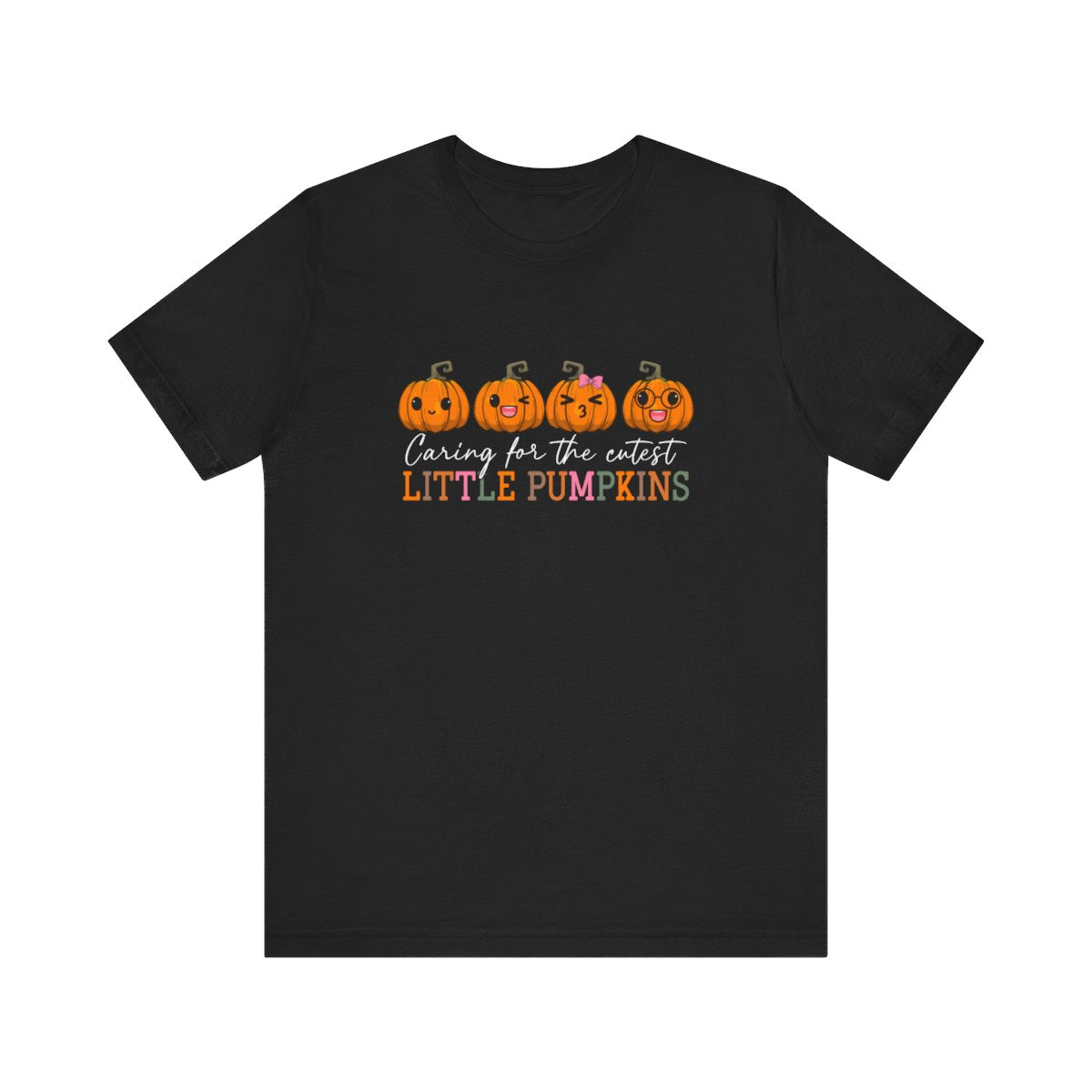 Caring for Cutest Pumpkins Short Sleeve Tee