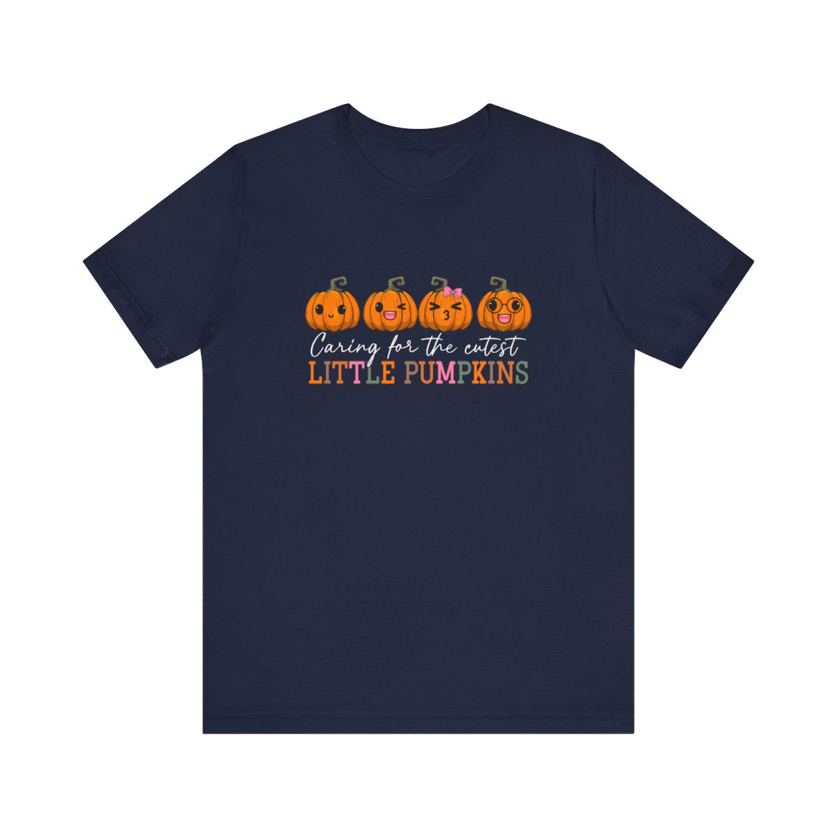 Caring for Cutest Pumpkins Short Sleeve Tee