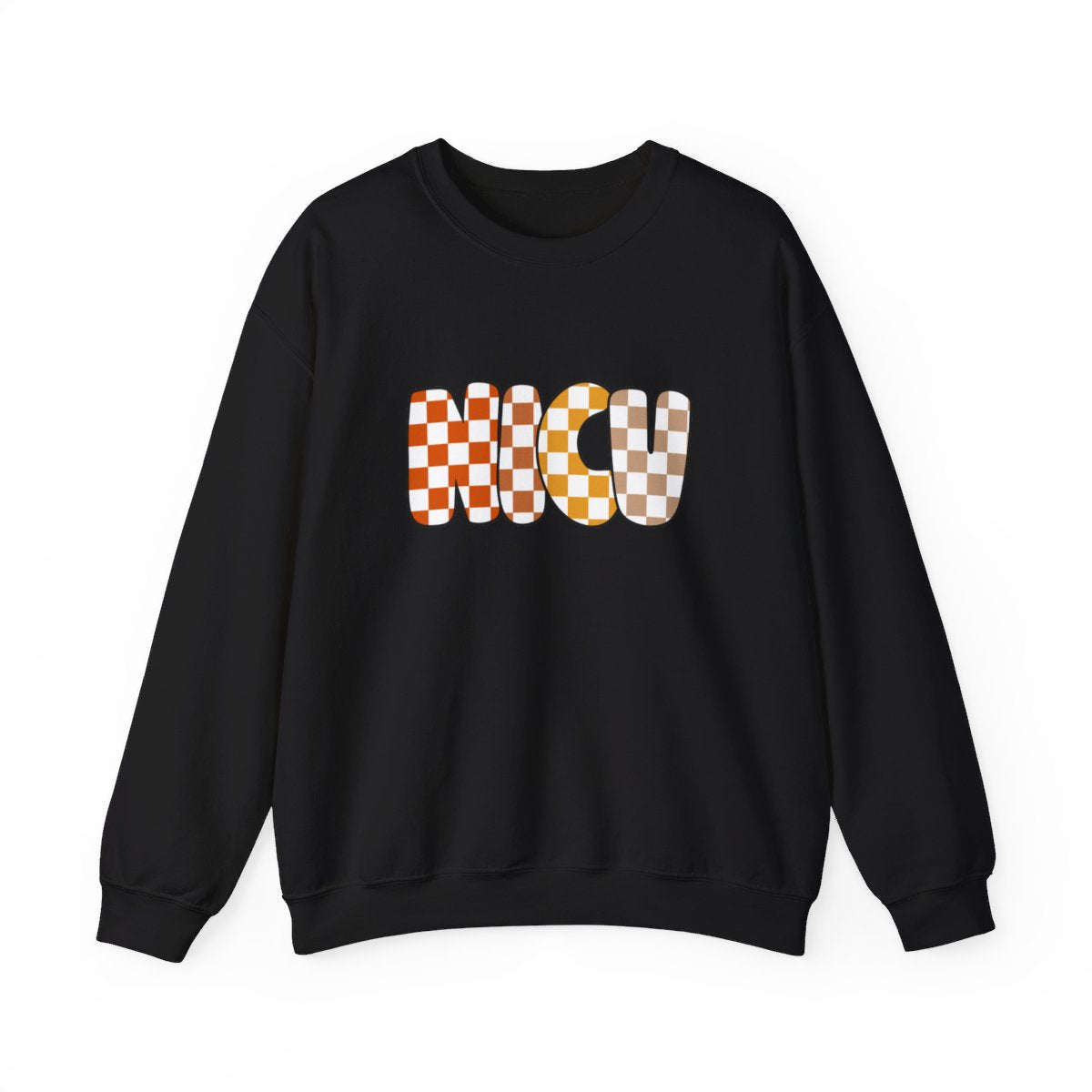 NICU Checkered Fall Long Sleeve Sweatshirt