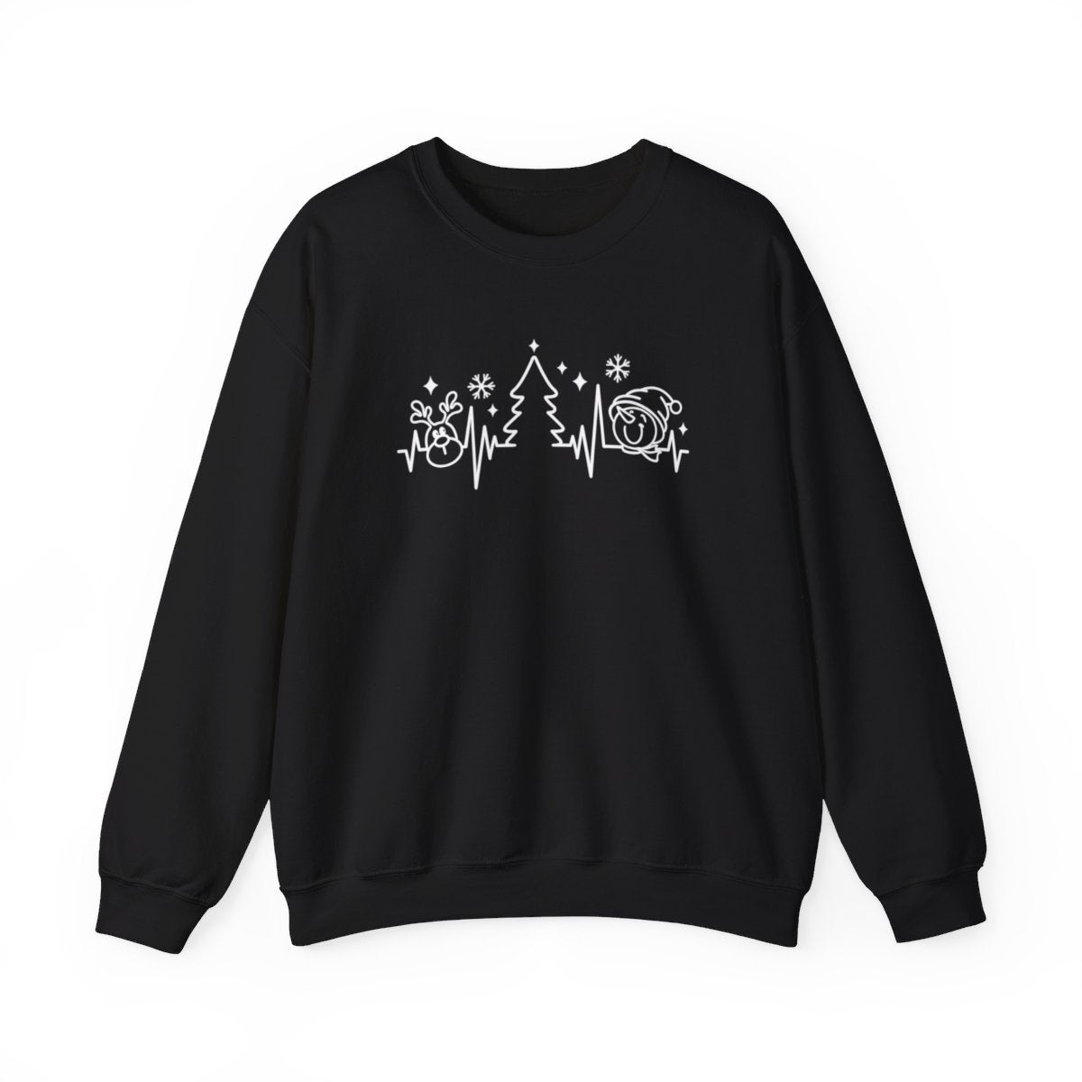 Christmas Heartbeat Long Sleeve Sweatshirt