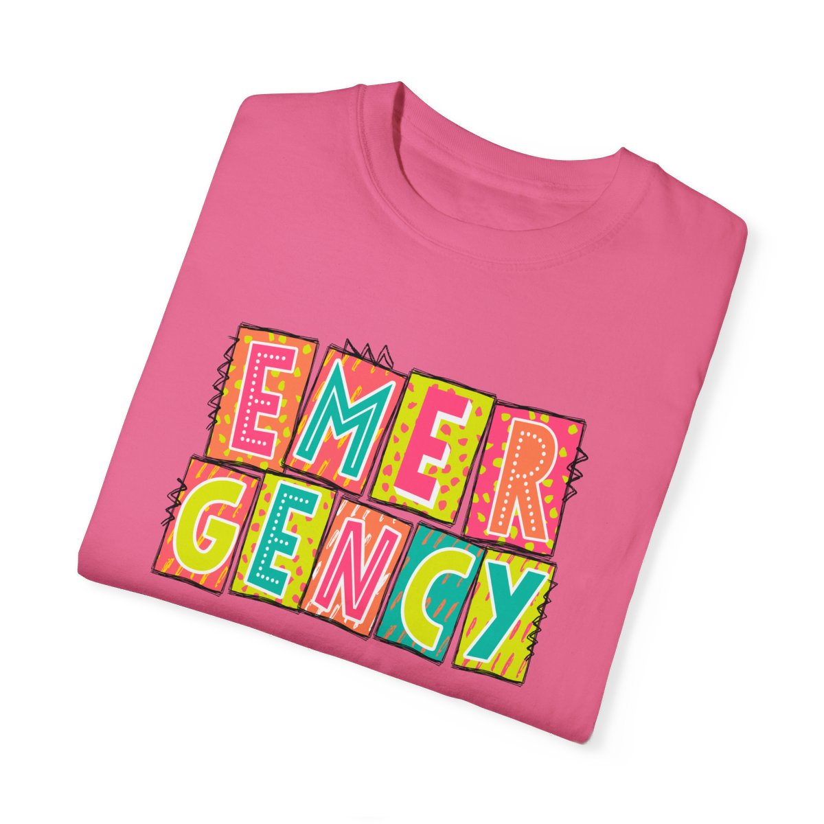 Emergency Neon Blocks Short Sleeve Tee