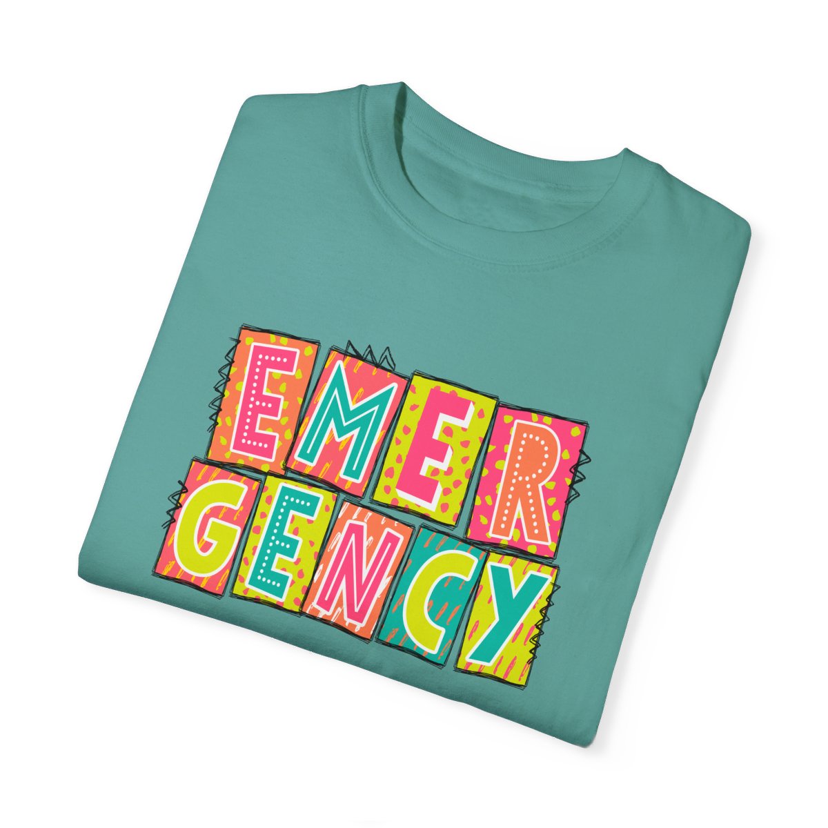 Emergency Neon Blocks Short Sleeve Tee