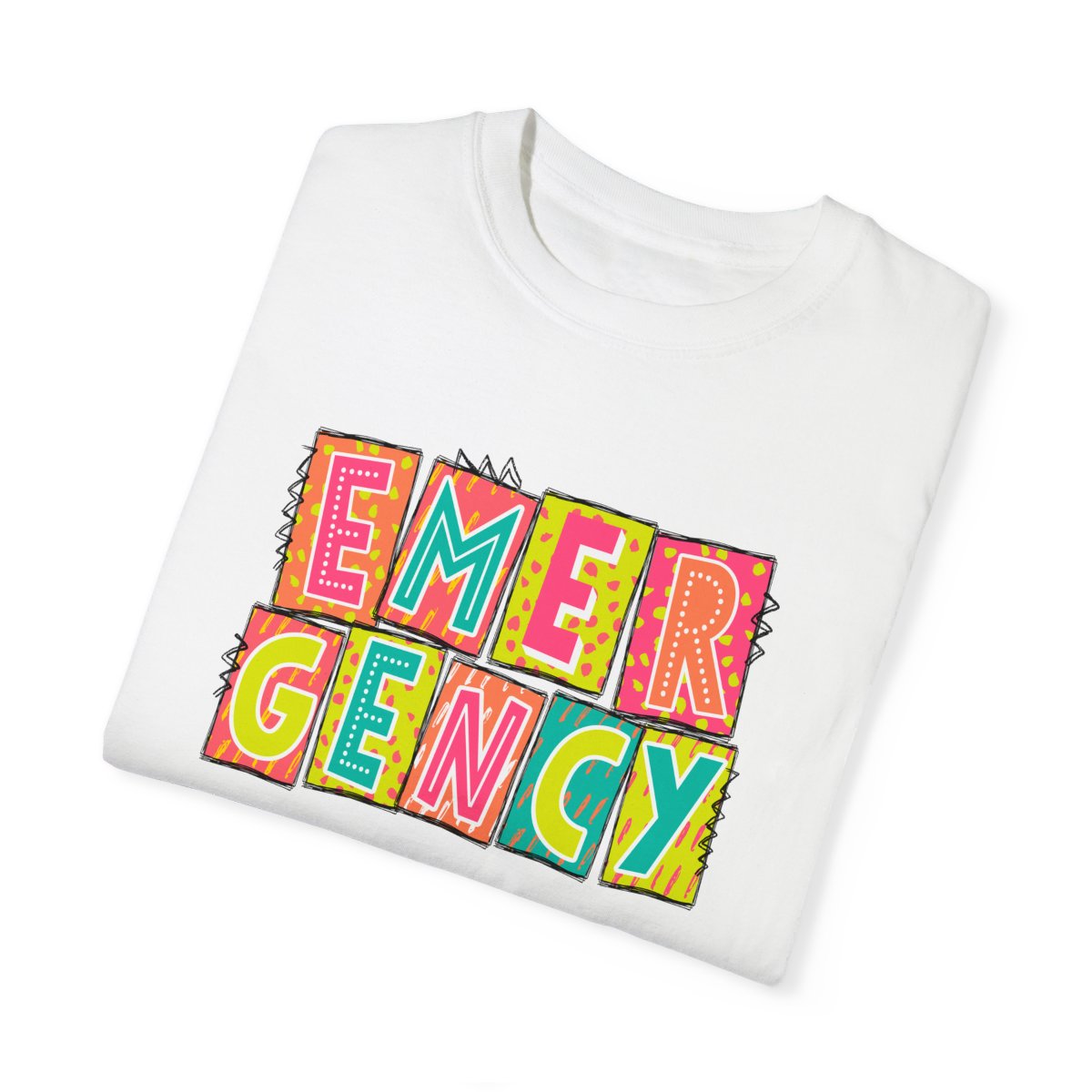 Emergency Neon Blocks Short Sleeve Tee
