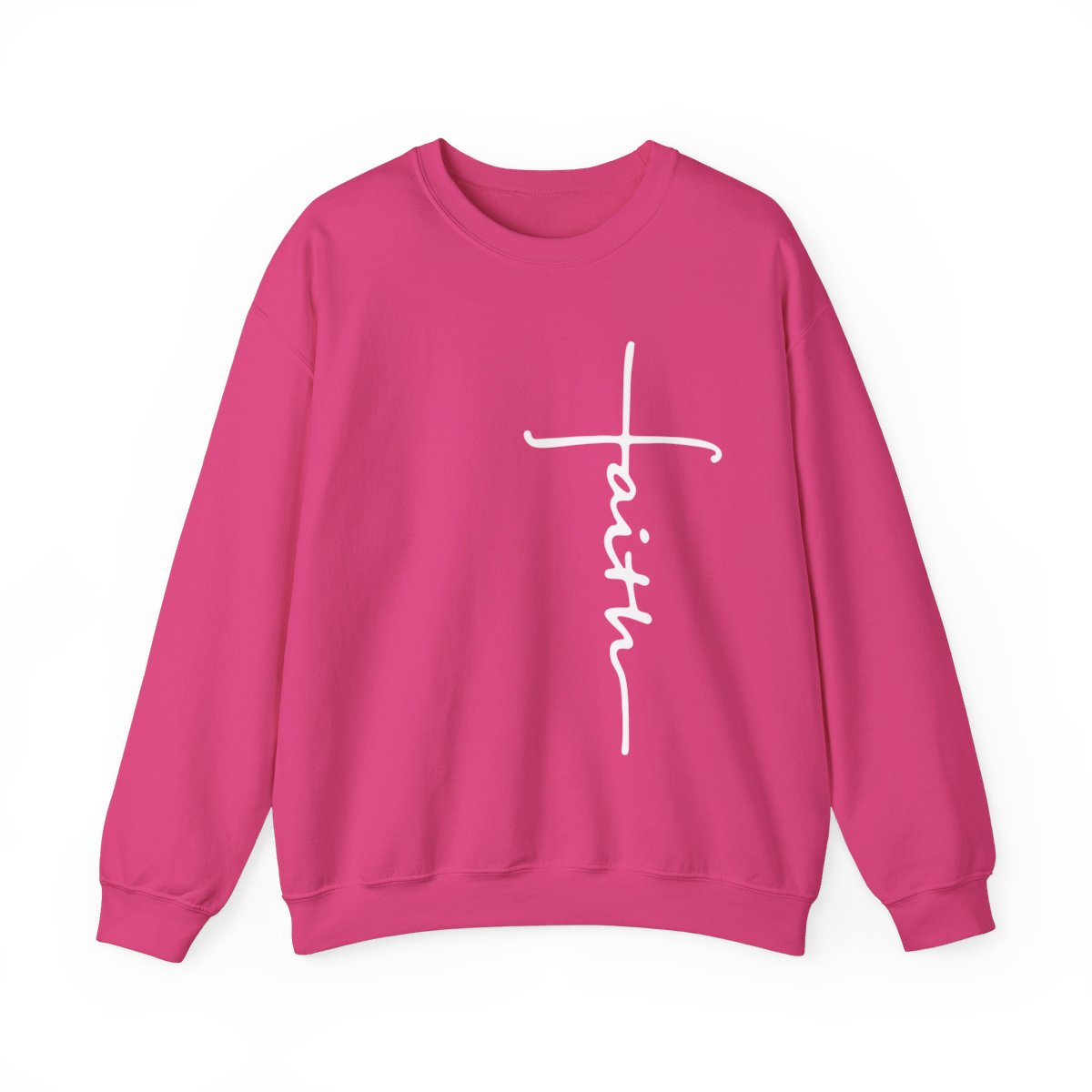 Faith Script Long Sleeve Sweatshirt