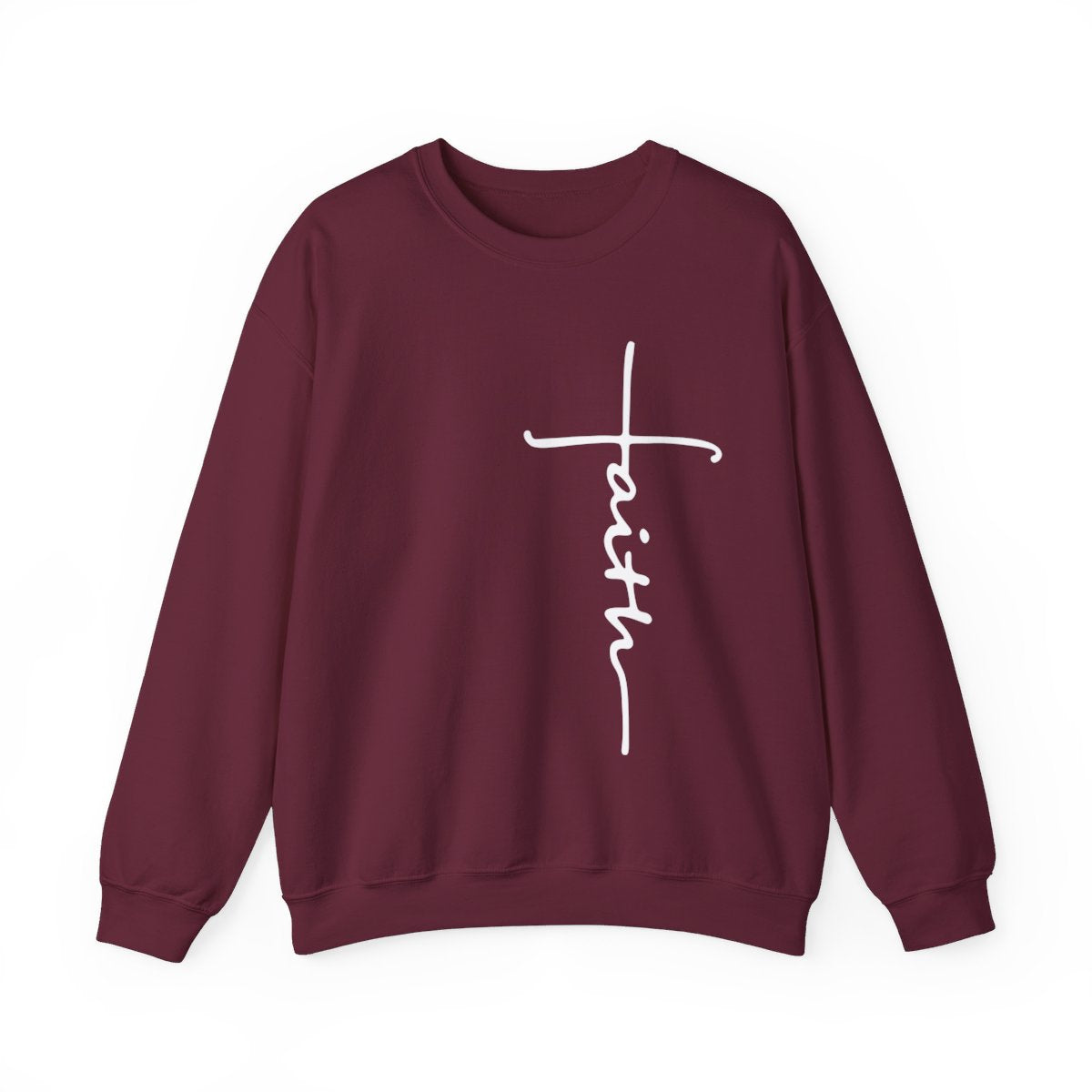 Faith Script Long Sleeve Sweatshirt