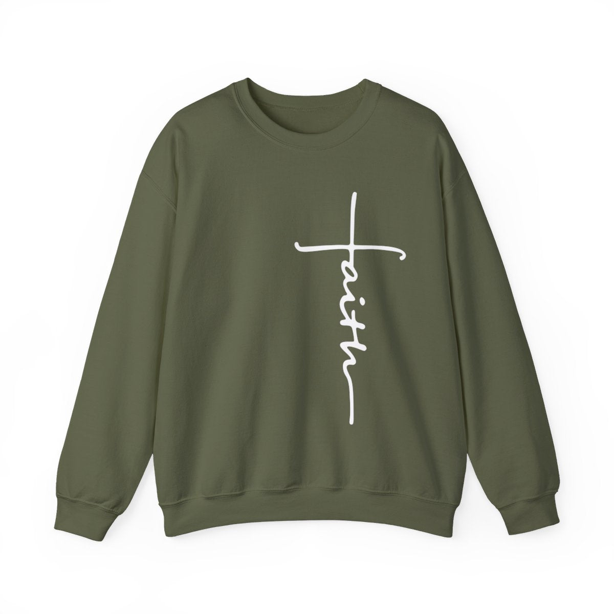 Faith Script Long Sleeve Sweatshirt