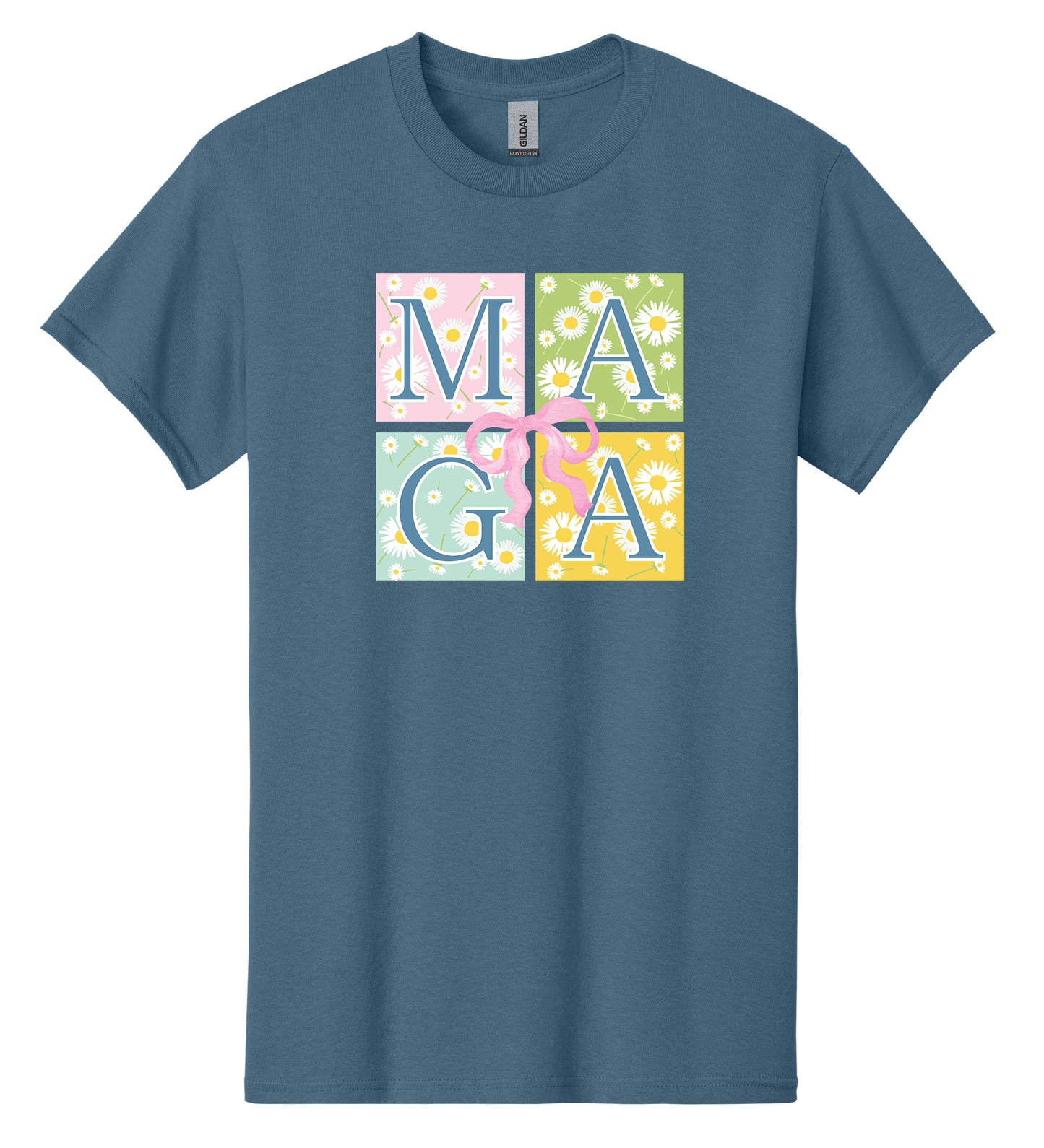 MAGA Floral Four-Square Spring Design Short Sleeve