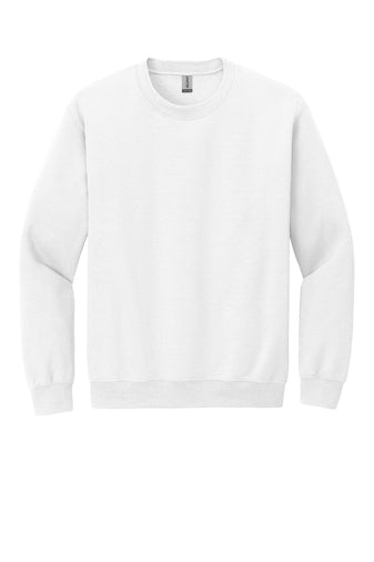 Gildan 18000 (White) - Long Sleeve Sweatshirt