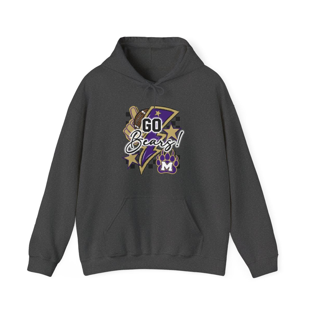 Go Bears Football Hoodie
