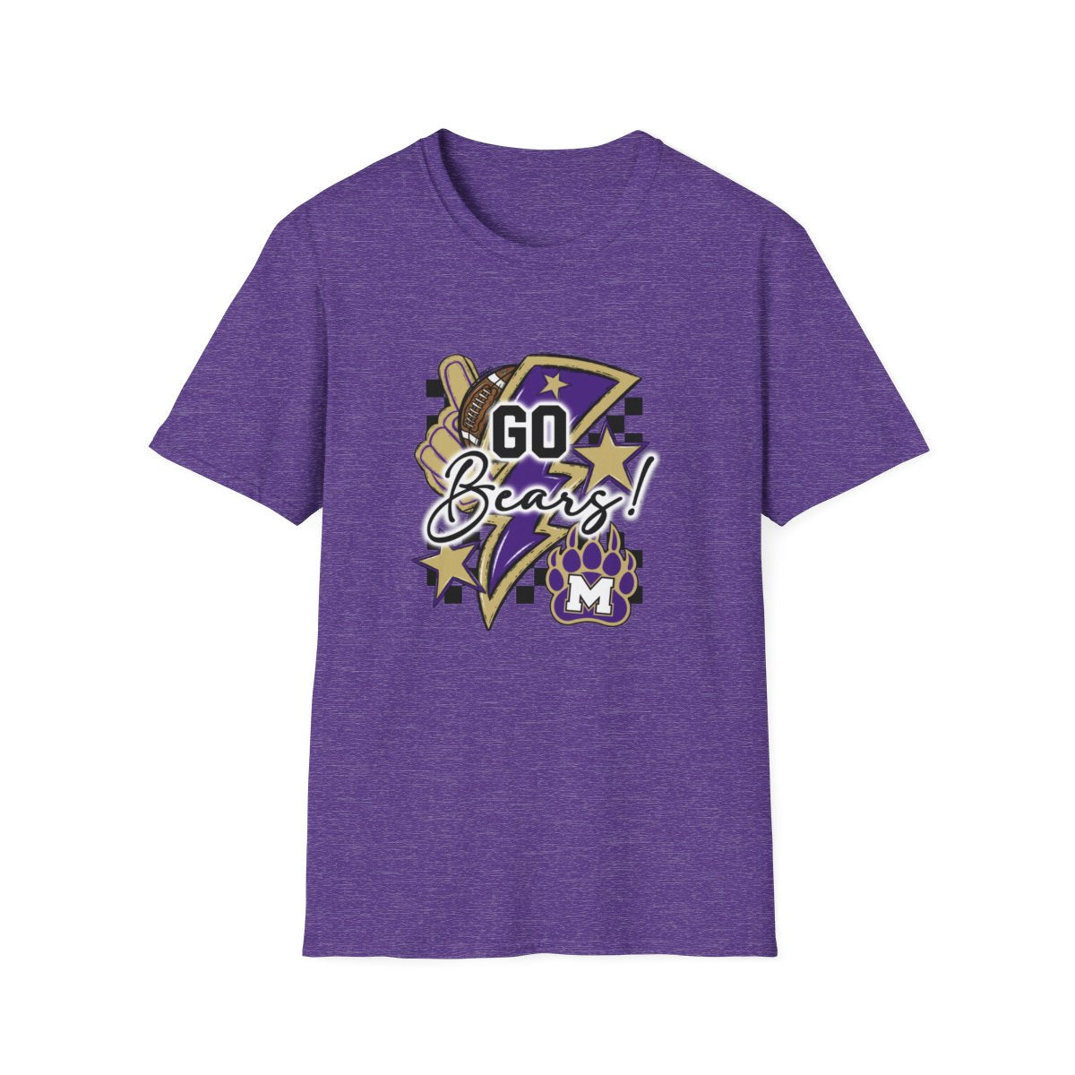 Go Bears Football Short Sleeve Tee