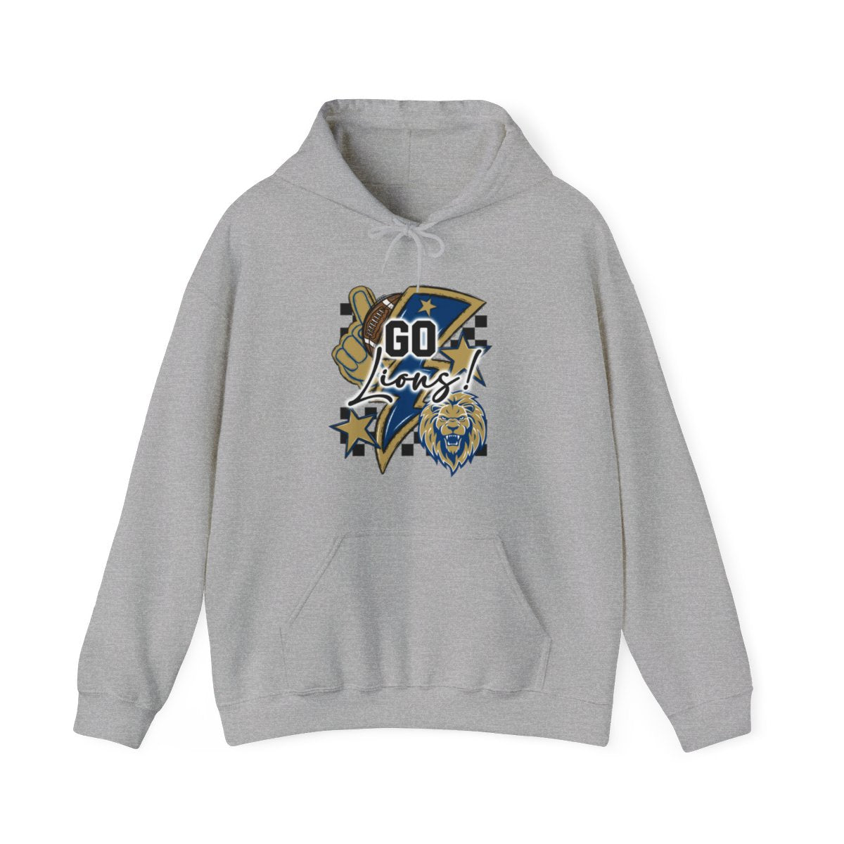 Go Lions Football Hoodie