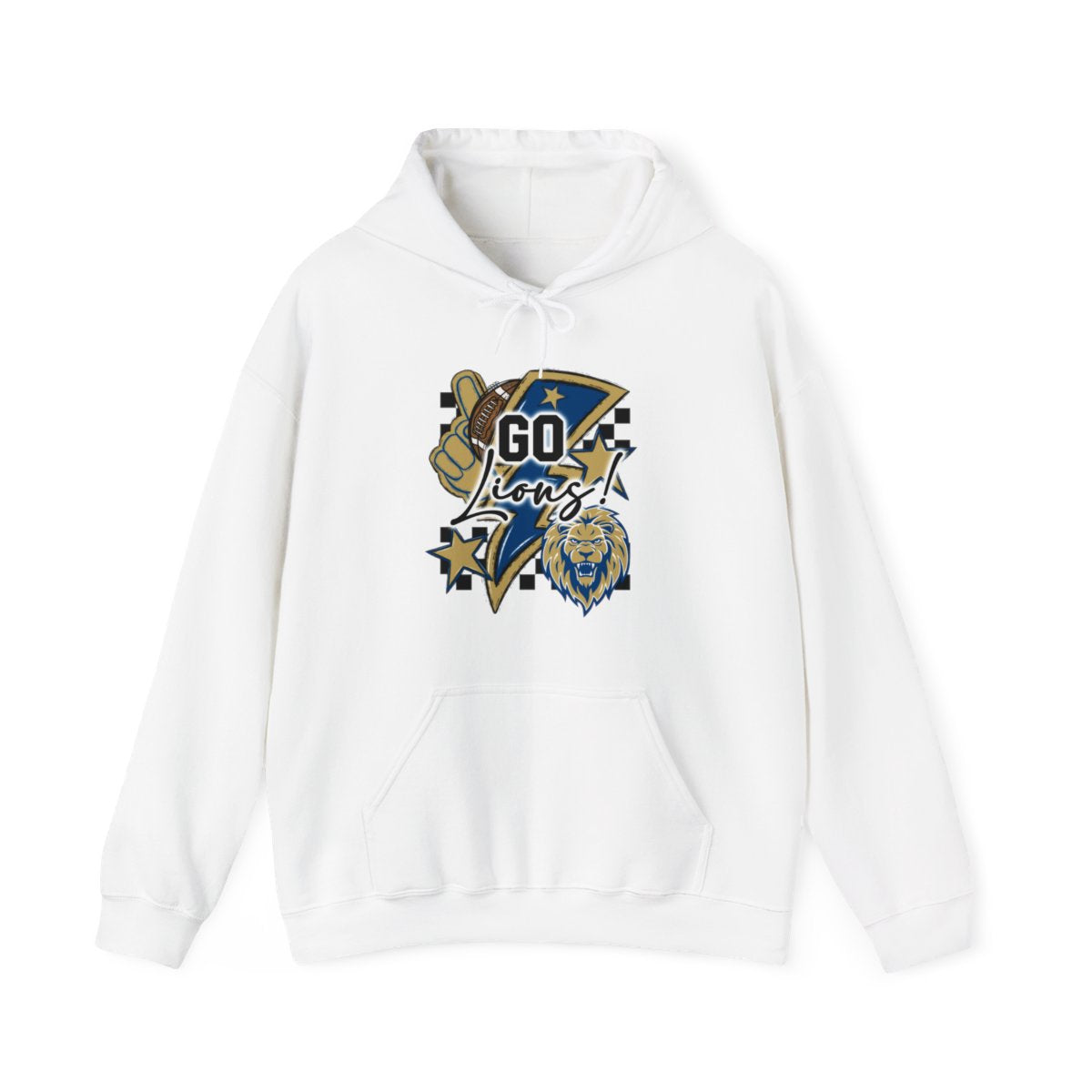 Go Lions Football Hoodie
