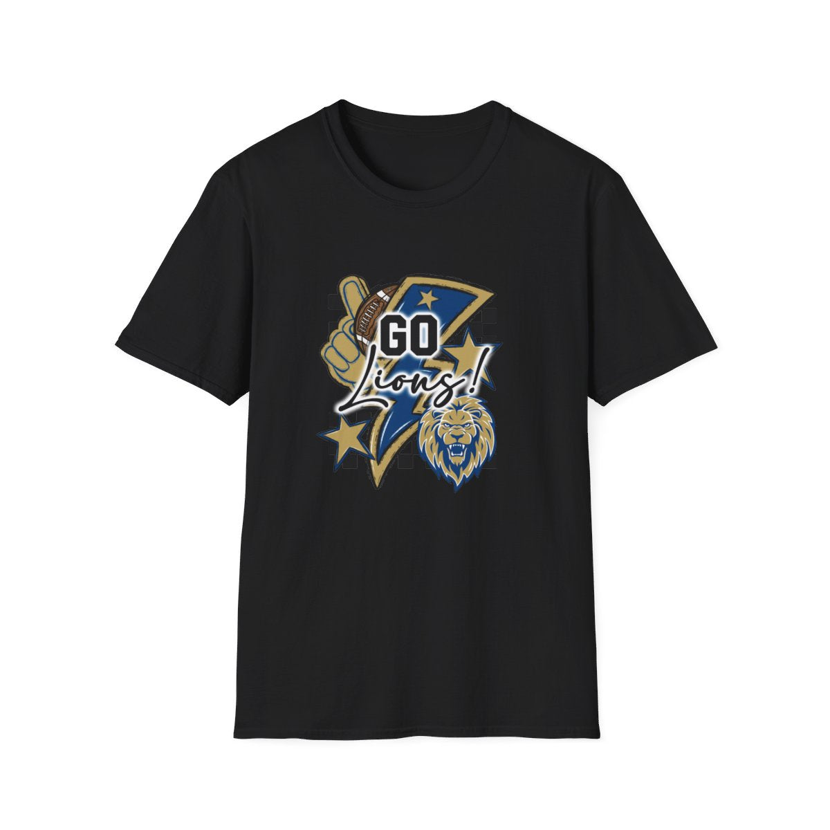 Go Lions Football Short Sleeve Tee