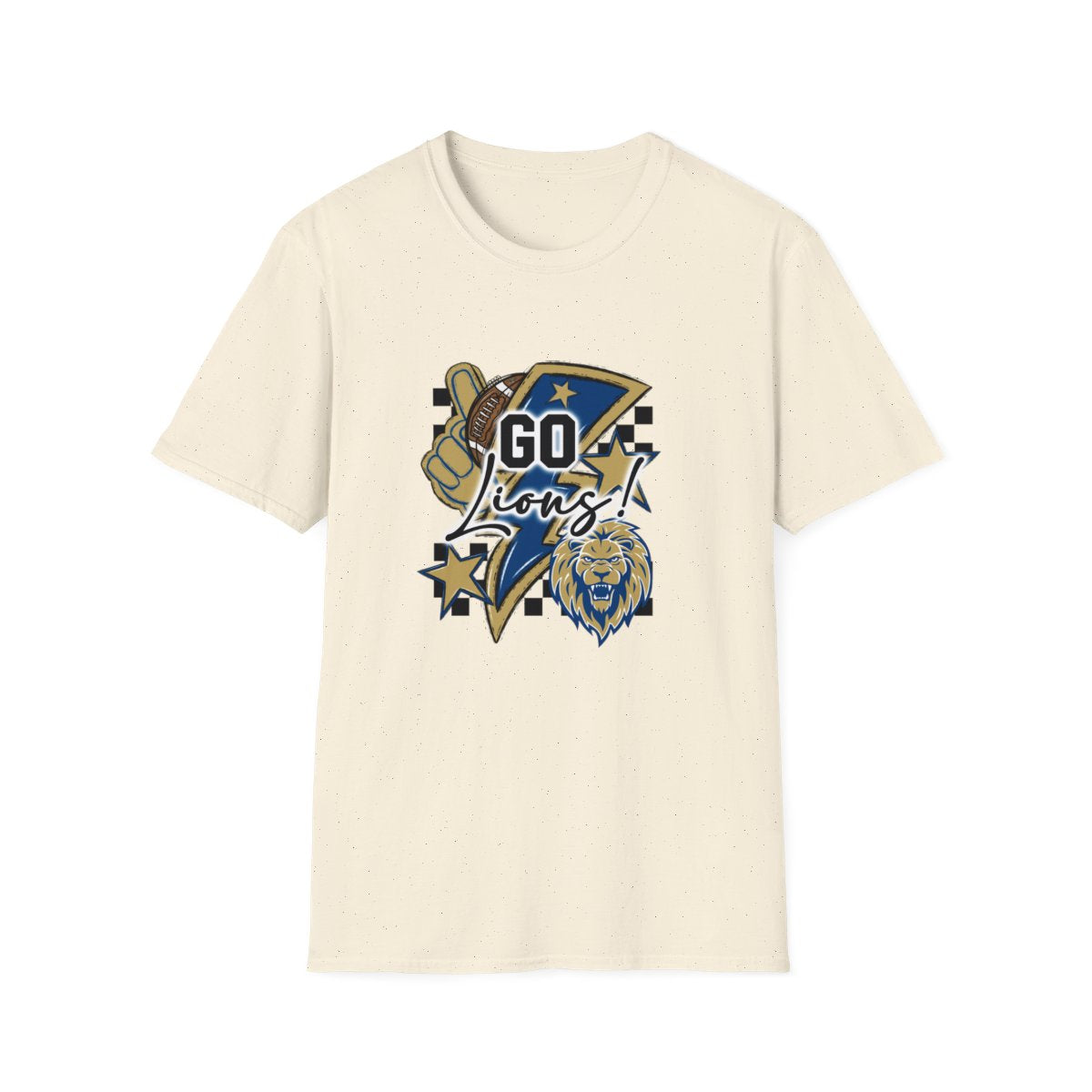 Go Lions Football Short Sleeve Tee