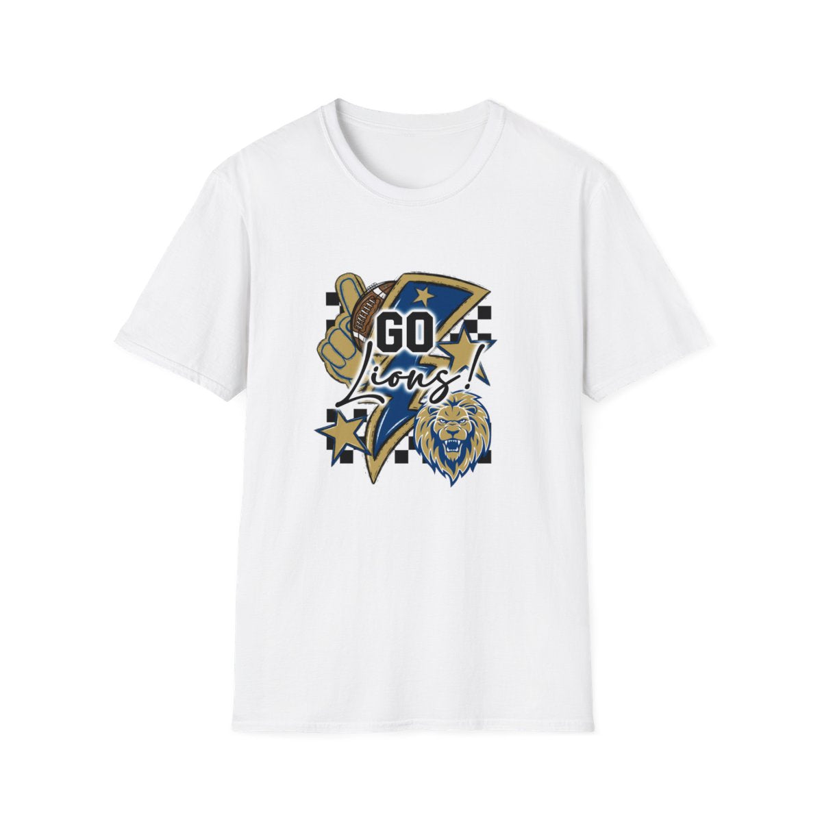 Go Lions Football Short Sleeve Tee