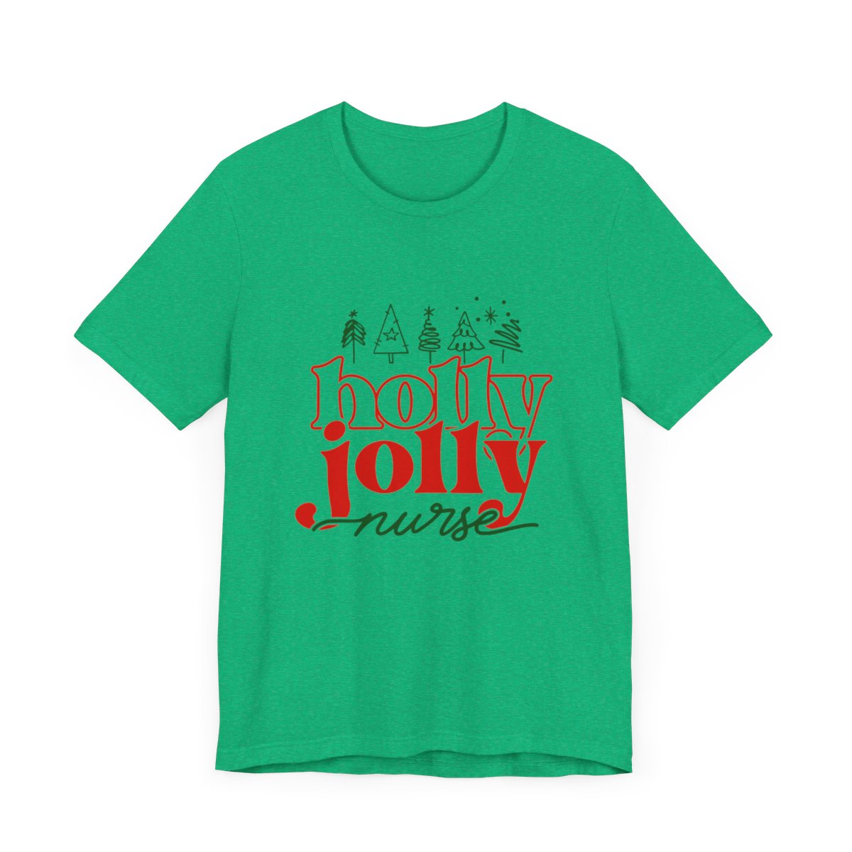 Holly Jolly Nurse2 Short Sleeve Tee