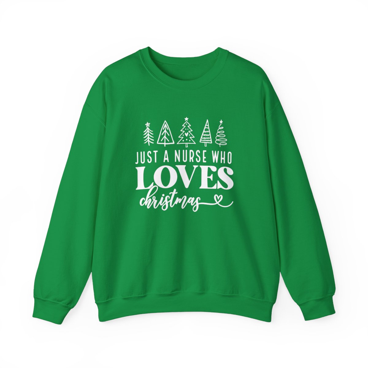Just A Nurse Who Loves Christmas Long Sleeve Sweatshirt