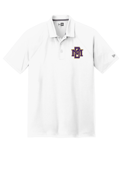 MB Purple and Gold Logo Power Short Sleeve Polo