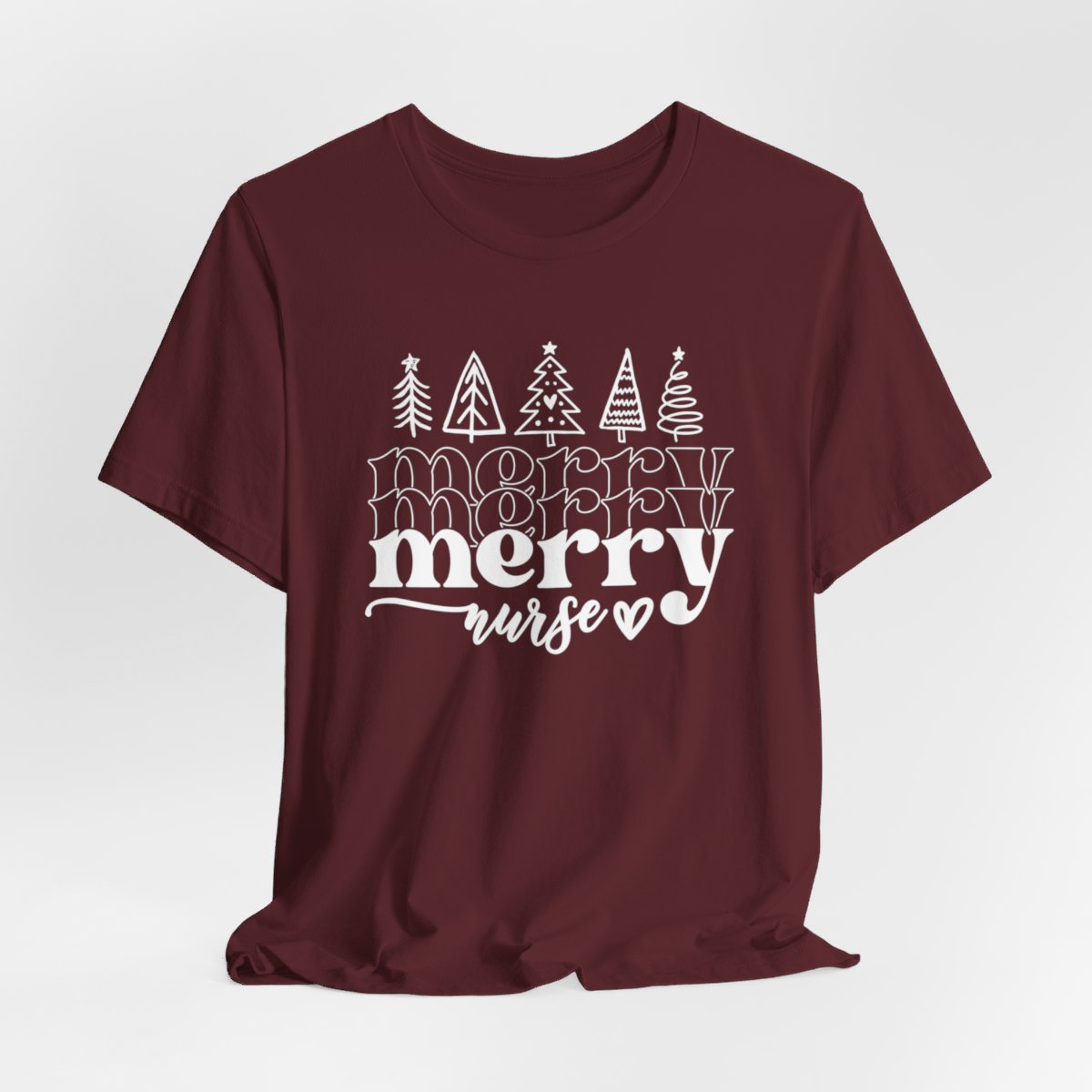 Merry Nurse Trees Short Sleeve Tee
